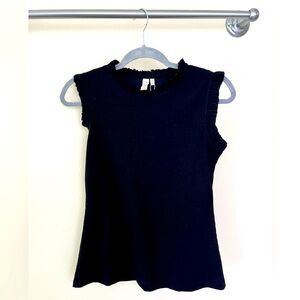 Hayden black sleeveless top. Size Small.